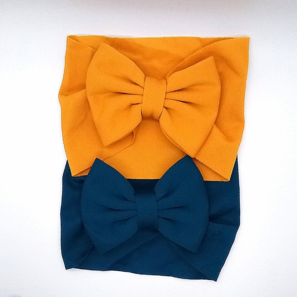 Baby girl head wrap bows - Picture 2 of 5